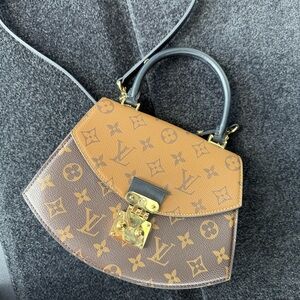 Louis Vuitton Monogram Brown and Tan Crossbody Bag